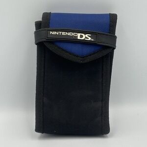 Nintendo‎ DS Flip Top Carrying Case Blue And Black